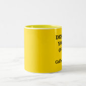 Concevez votre propre Mug - Jaune (Centre)