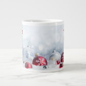 Concevez votre propre Mug Jumbo - Baubles de neige (Devant)