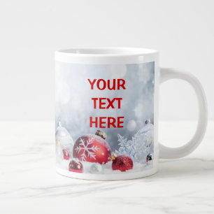 Concevez votre propre Mug Jumbo - Baubles de neige