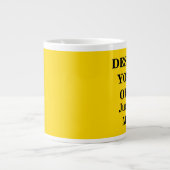 Concevez votre propre Mug Jumbo - Jaune clair (Devant)