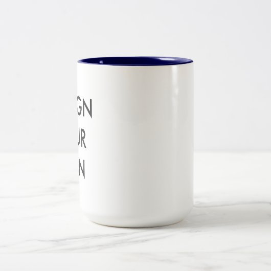 Concevez votre propre Mug personnalisé à deux tons (Centre)