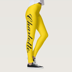 Concevez votre propre nom sur des Leggings en or s