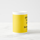 Concevez votre propre os China Mug - Jaune (Devant)