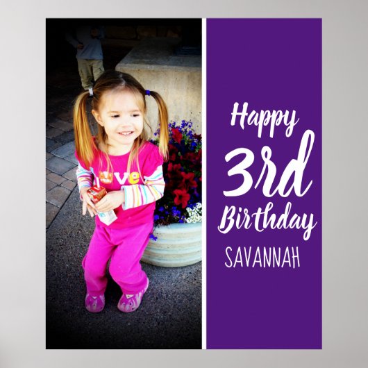 Concevez votre propre photo personnalisée Poster A (Devant)