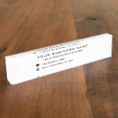 Concevez votre propre plaque de nom de bureau d'af (Taille)