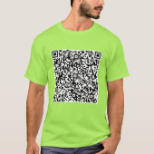 Concevez votre propre QR Code personnalisé T-Shirt (Devant)