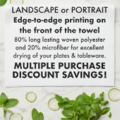 Concevez votre propre serviette de cuisine personn (Plié)