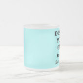 Concevez votre propre tasse de bière - bleu-clair (Centre)