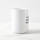 Concevez votre propre tasse faite sur commande de (Centre)