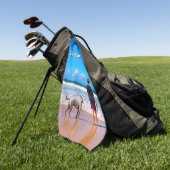Concevez Votre Serviette de Golf Photo d'Animal de (Vert)