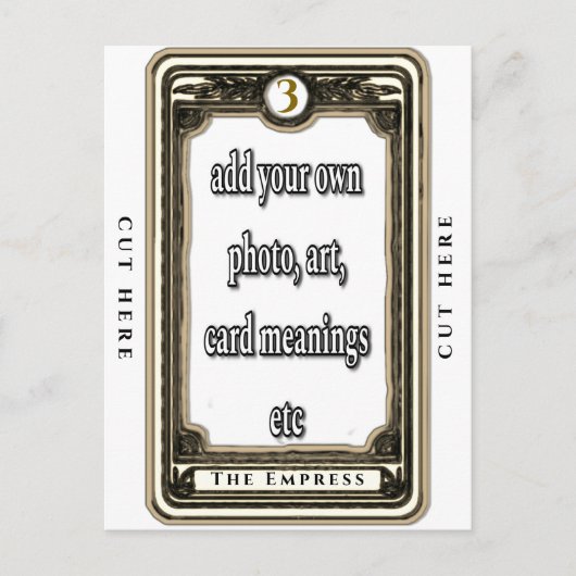 Concevoir La Carte Empress Tarot (Devant)