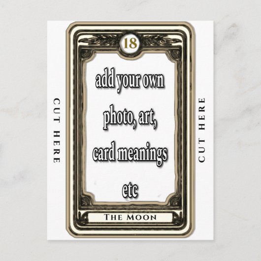 Concevoir La Carte Moon Tarot (Devant)