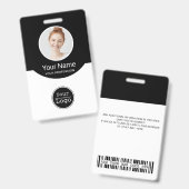 concevoir votre propre badge d'identification (Avant & arrière)