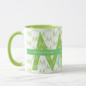 concevoir votre propre Mug avec des tons verts nom (Gauche)