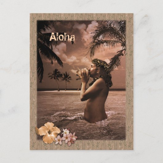 Conch Baling Briefkaart (Voorkant)