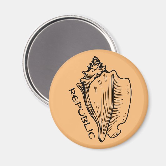 Conch Magneet (Voorkant / Achterkant)