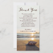 Conch on Beach | Sympathie dank u Bedankkaart (Voorkant)