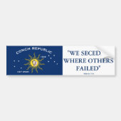 Conch Republic Bumpersticker (Voorkant)