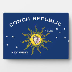 Conch Republic Flag Key West Florida Fotoplaat