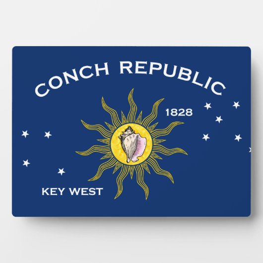 Conch Republic Flag Key West Florida Fotoplaat (voorkant)