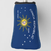 Conch Republic Flag Key West Florida Golfheadcover (Draai 90)