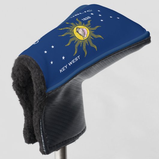 Conch Republic Flag Key West Florida Golfheadcover (3/4 voorkant)
