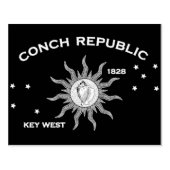 Conch Republic Flag Key West Florida Rubberstempel (Afrduk)