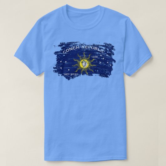 Conch Republic Vlag TShirt 7 (Design voorkant)