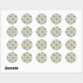 conch ronde sticker (Vel)