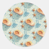 conch ronde sticker (Voorkant)