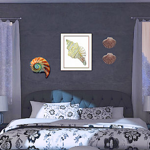 Conch Seashell Folie Afdrukken