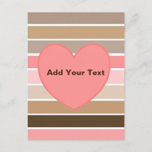 Conch Seashell-kleuren Briefkaart