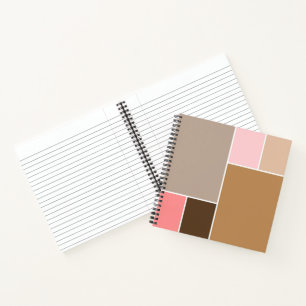 Conch Seashell-kleurenblokken Notitieboek