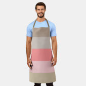 Conch Seashell Stripe kleuren Schort (Gedragen)