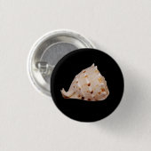 Conch Shell Badge Ronde Button 3,2 Cm (Voorkant /achterkant)