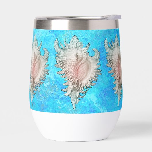 Conch Shell "Beach Life" (Gauche)