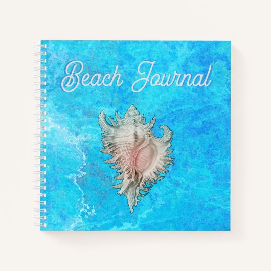 Conch Shell "Beach Life" Beach Journal (Devant)