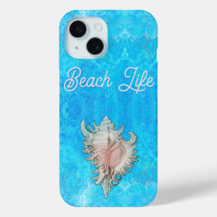 Conch Shell "Beach Life"