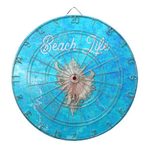 Conch Shell "Beach Life" Dartbord