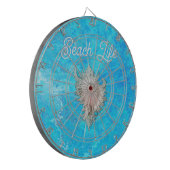 Conch Shell "Beach Life" Dartbord (Voorkant Links)