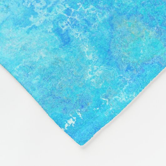 Conch Shell "Beach Life" Fleece Deken (Hoek)