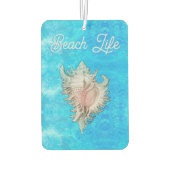 Conch Shell "Beach Life" Luchtverfrisser (Achterkant)