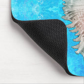 Conch Shell "Beach Life" Muismat (Hoek)