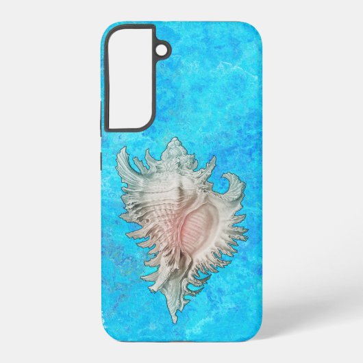 Conch Shell "Beach Life" Samsung Galaxy Hoesje (Achterkant)