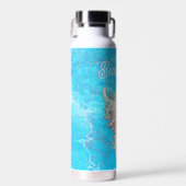 Conch Shell "Beach Life" Waterfles (Voorkant)