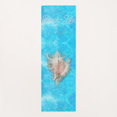 Conch Shell "Beach Life" Yogamat (Voorkant)