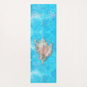 Conch Shell "Beach Life" Yogamat (Achterkant)
