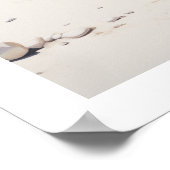 Conch shell bij het strand poster (Hoek)