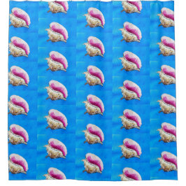 Conch Shell douchegordijn en voering