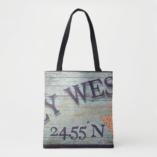 Conch Shell Key West Canvas tas (Voorkant)